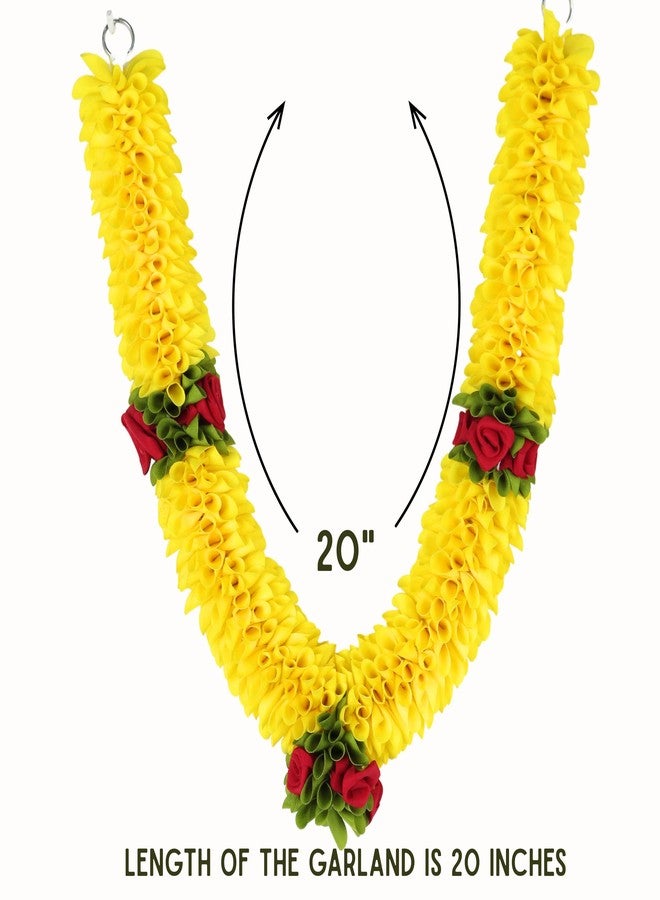 Veltic- Pack of Two Half Meter Garland-Lemon Yellow VE50LY - Image 3